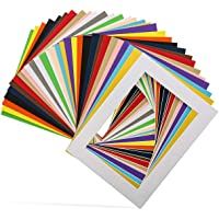 Bright Creations Paquete de 30 marcos de fotos de 15-8 x 21-8 cm- para fotos de 12-8 x 17-8 cm- colores surtidos